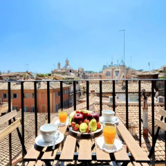 Отель Terrazze Navona 2* Улучшенный номер с различными типами кроватей фото 8