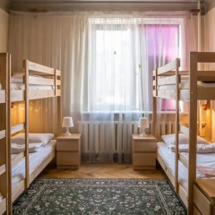 Хостел Актеон Линдрос Кровать в женском общем номере с двухъярусной кроватью