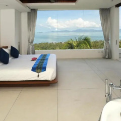 Отель Villa Blue View Таиланд, Самуи - отзывы, цены и фото номеров - забронировать отель Villa Blue View онлайн ванная