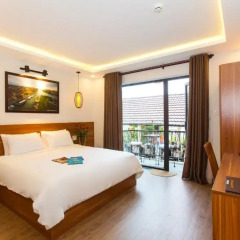 Отель Riverside Impression Homestay Villa 3* Стандартный номер с различными типами кроватей фото 3