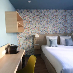 Отель Hôtel Du Centre 2* Стандартный номер с различными типами кроватей фото 7