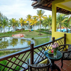Отель Agribank Hoi An Beach Resort 3* Номер Делюкс с различными типами кроватей фото 8