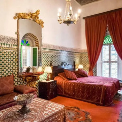 Отель 2 BR Charming Apartment Fes Марокко, Фес - отзывы, цены и фото номеров - забронировать отель 2 BR Charming Apartment Fes онлайн комната для гостей фото 2