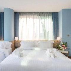 Отель BlueSotel Krabi Ao Nang Beach 4* Семейный номер Делюкс с различными типами кроватей фото 10