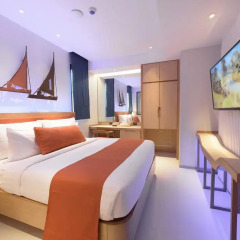 Отель Deep Blue Z10 Pattaya Стандартный номер с различными типами кроватей фото 8