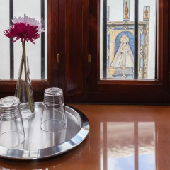 Отель Pension San Marcos Стандартный номер с различными типами кроватей фото 7