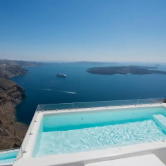 Отель Aqua Luxury Suites Стандартный номер с различными типами кроватей фото 7