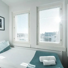 Отель Forenom Aparthotel Helsinki Kamppi Финляндия, Хельсинки - 1 отзыв об отеле, цены и фото номеров - забронировать отель Forenom Aparthotel Helsinki Kamppi онлайн комната для гостей фото 4