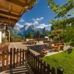 Отель Biohotel Hermitage Горнолыжный курорт Скирама Доломити Адамелло Брента балкон
