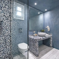 Отель Santorini Kastelli Resort 5* Улучшенный номер с различными типами кроватей фото 16