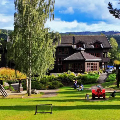 Отель Hunderfossen Hotell & Resort 3* Стандартный номер с двуспальной кроватью фото 4