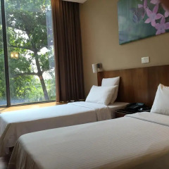 Отель Siloso Beach Resort, Sentosa 3* Улучшенный номер с различными типами кроватей фото 2