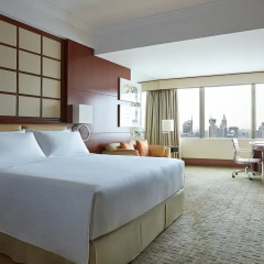Shanghai Marriott Hotel City Centre 5* Номер Делюкс с различными типами кроватей фото 4