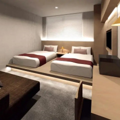 hotel androoms Osaka Hommachi 3* Улучшенный номер с различными типами кроватей фото 3