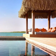Отель Four Seasons Resort Bora Bora 5* Бунгало с различными типами кроватей фото 5