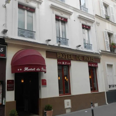 Отель De Paris Montmartre Париж вид на фасад фото 3