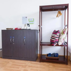 Chengdu Mrs Panda Hostel Номер с общей ванной комнатой с различными типами кроватей (общая ванная комната) фото 3