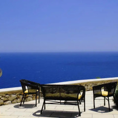 Отель Casa Vacanze La terrazza Гальяно дель Капо гостиничный бар