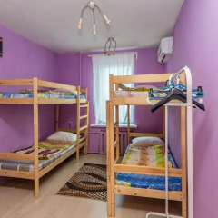 Hostel Dobryij Кровать в общем номере с двухъярусной кроватью фото 4