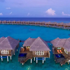 Отель Sun Aqua Vilu Reef 5* Вилла с различными типами кроватей фото 7