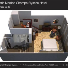 Paris Marriott Champs Elysees Hotel 5* Полулюкс с различными типами кроватей фото 4