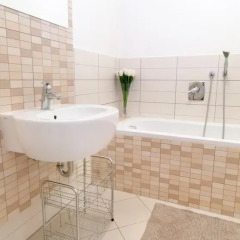 Отель Modern Apartment - Prague Centre Чехия, Прага - отзывы, цены и фото номеров - забронировать отель Modern Apartment - Prague Centre онлайн ванная фото 2
