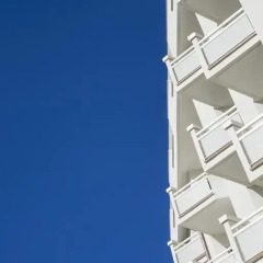 Hotel Bikini Римини балкон