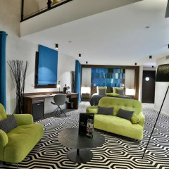 Отель Baud Hôtel Restaurant 4* Люкс с различными типами кроватей фото 10