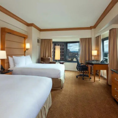 Отель New York Hilton Midtown 4* Номер Skyline с 2 отдельными кроватями фото 4
