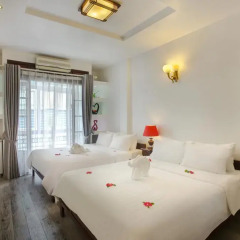Hanoi 3B Hotel 2* Стандартный семейный номер с двуспальной кроватью фото 7