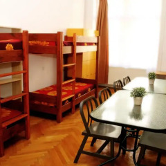 Budapest Budget Hostel Стандартный семейный номер с двуспальной кроватью фото 15
