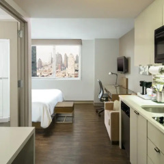 Отель Element Times Square West 3* Студия с различными типами кроватей фото 2
