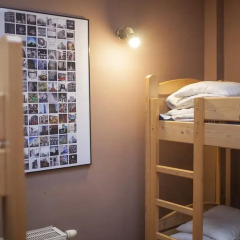 Hostel Flamingo Кровать в общем номере с двухъярусной кроватью фото 5