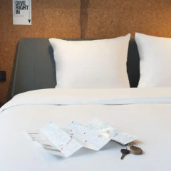 Отель Conscious Hotel The Tire Station Нидерланды, Амстердам - 1 отзыв об отеле, цены и фото номеров - забронировать отель Conscious Hotel The Tire Station онлайн комната для гостей фото 4