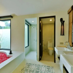 Отель Bhu Nga Thani Resort and Spa 4* Вилла с различными типами кроватей фото 22