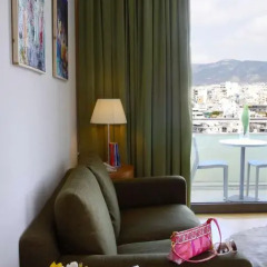 Отель Hilton Athens 5* Улучшенный люкс с различными типами кроватей фото 3