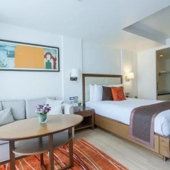 Отель Oakwood Residence Sukhumvit 24, Bangkok 4* Улучшенная студия с различными типами кроватей фото 4