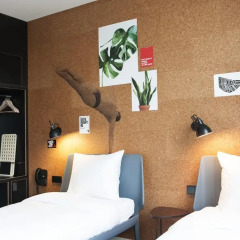Отель Conscious Hotel The Tire Station Нидерланды, Амстердам - 1 отзыв об отеле, цены и фото номеров - забронировать отель Conscious Hotel The Tire Station онлайн комната для гостей фото 2