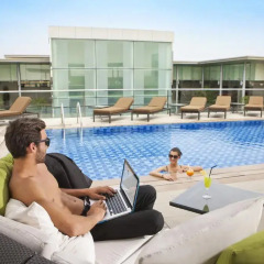 Отель Centro Barsha by Rotana фитнесс-зал фото 2