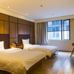 Отель JI Hotel Xi'an Giant Wild Goose Pagoda East Xiaozhai Road Китай, Сиань - отзывы, цены и фото номеров - забронировать отель JI Hotel Xi'an Giant Wild Goose Pagoda East Xiaozhai Road онлайн комната для гостей фото 5