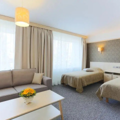 Tartu Hotel 2* Стандартный семейный номер с двуспальной кроватью фото 12