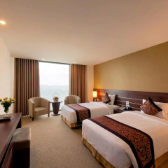 Muong Thanh Grand Nha Trang Hotel 4* Номер Делюкс с различными типами кроватей фото 5