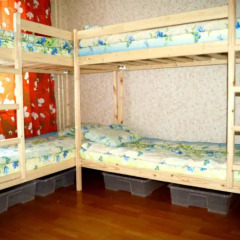Хостел Черемушки Кровать в женском общем номере с двухъярусными кроватями