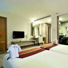 Отель Mercure Koh Samui Beach Resort 4* Улучшенный номер с различными типами кроватей фото 12