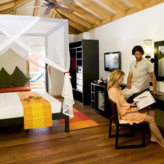 Отель Vilamendhoo Island Resort & Spa 4* Вилла с различными типами кроватей фото 20