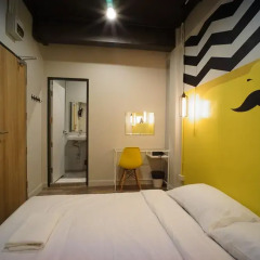 BRB Hostel Bangkok Silom Стандартный номер с различными типами кроватей фото 10