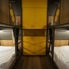 BRB Hostel Bangkok Silom Кровать в общем номере с двухъярусной кроватью фото 14