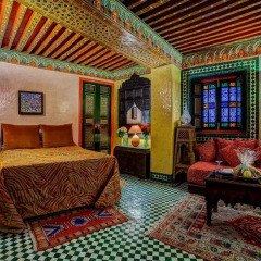 Отель Palais De Fès Dar Tazi Марокко, Фес - отзывы, цены и фото номеров - забронировать отель Palais De Fès Dar Tazi онлайн комната для гостей фото 4