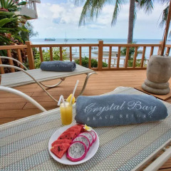 Отель Crystal Bay Beach Resort 3* Номер Делюкс с различными типами кроватей фото 4