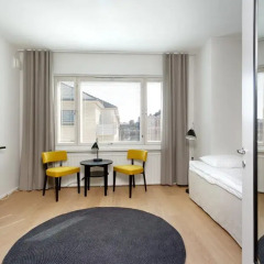 Отель Forenom Serviced Apartments Helsinki Kruununhaka Финляндия, Хельсинки - 2 отзыва об отеле, цены и фото номеров - забронировать отель Forenom Serviced Apartments Helsinki Kruununhaka онлайн комната для гостей фото 10